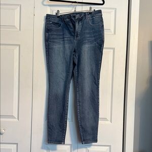 Maurices Everflex Hi-Rise Dark Blue Skinny Jeans